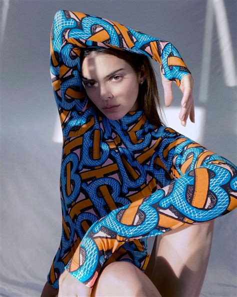 burberry kendal jenner|A CGI Version of Kendall Jenner Fronts Burberry's .